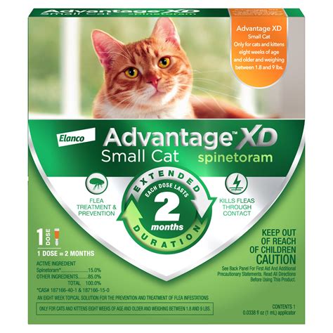 Advantage xd for cats - Advantage® XD for cats is a two-month flea treatment that kills fleas with one dose, using a naturally derived active ingredient, spinetoram, derived from soil microbes. It is easy to apply, fast acting, and lasts longer than monthly topicals. Learn how to buy, …